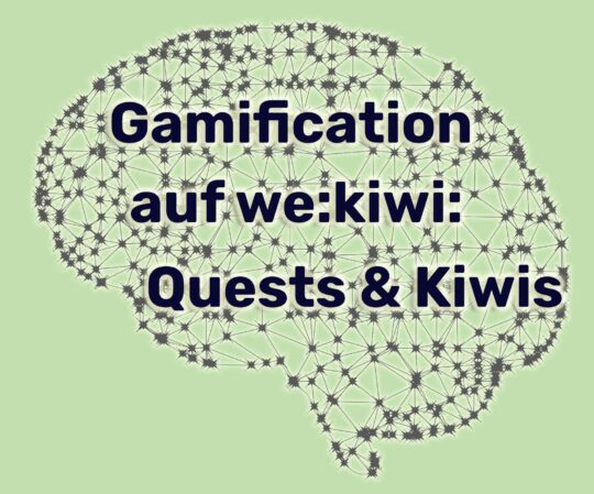 Gamification auf we:kiwi - Quests & Kiwis